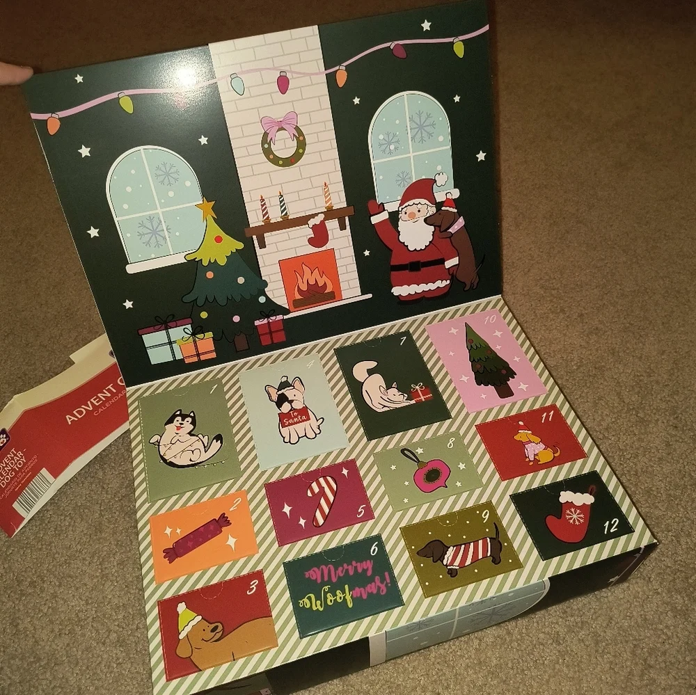 Heart to Tail Holiday Dog Toy Calendar Home Decor Christmas Advent Seasonal - Picture 2 of 5